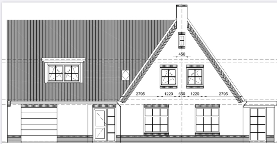 tekening van vrijstaande woning Eskavel Nooitgedacht