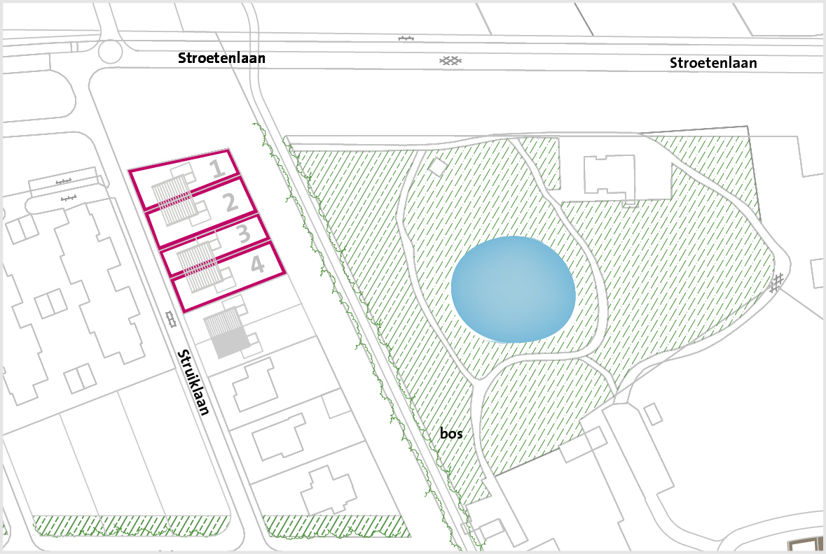 Plattegrond Struiklaan